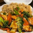 Best Jumbo Shrimp with Szechuan Garlic Sauce (Dinner Combo) in West Allis, WI